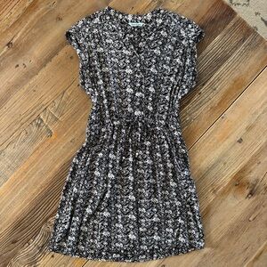 Nostalgia Monochrome Patterned Dress